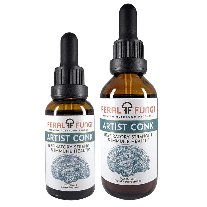 Artist Conk Extract (Ganoderma applanatum) - Spagyric Tincture product details - Feral Fungi