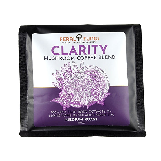 Clarity Mushroom Coffee 10 oz. - Feral Fungi