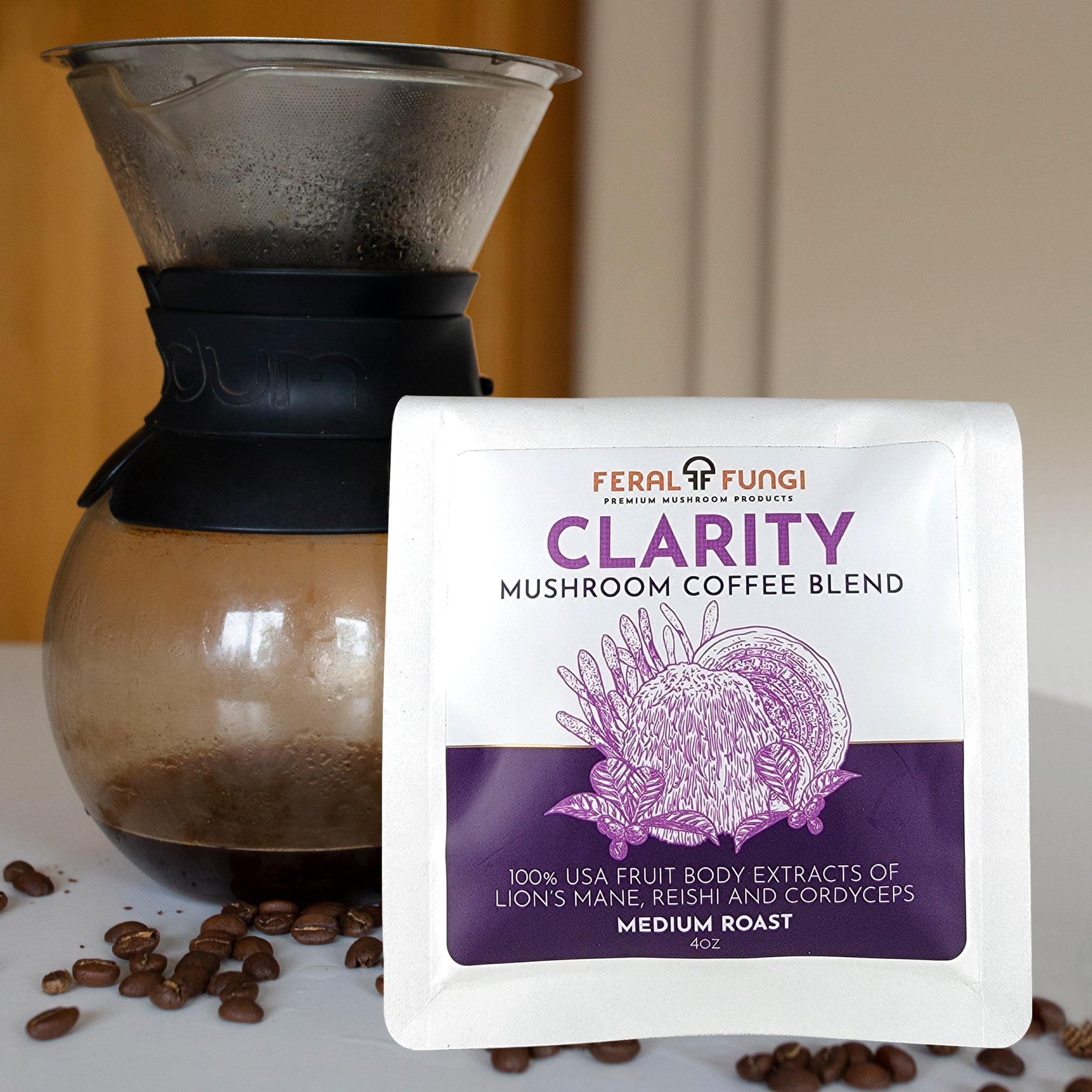 Clarity Mushroom Coffee 4 oz.