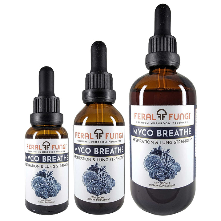Myco-Breathe Spagyric Tincture product details - Feral Fungi