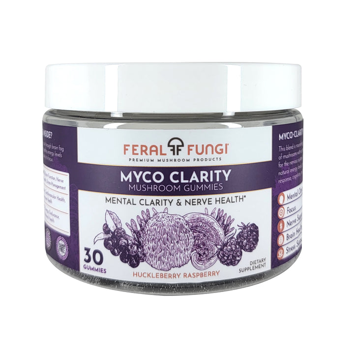 Myco-Clarity Mushroom Gummies product details - Feral Fungi