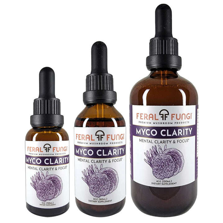 Myco-Clarity Spagyric Tincture product details - Feral Fungi
