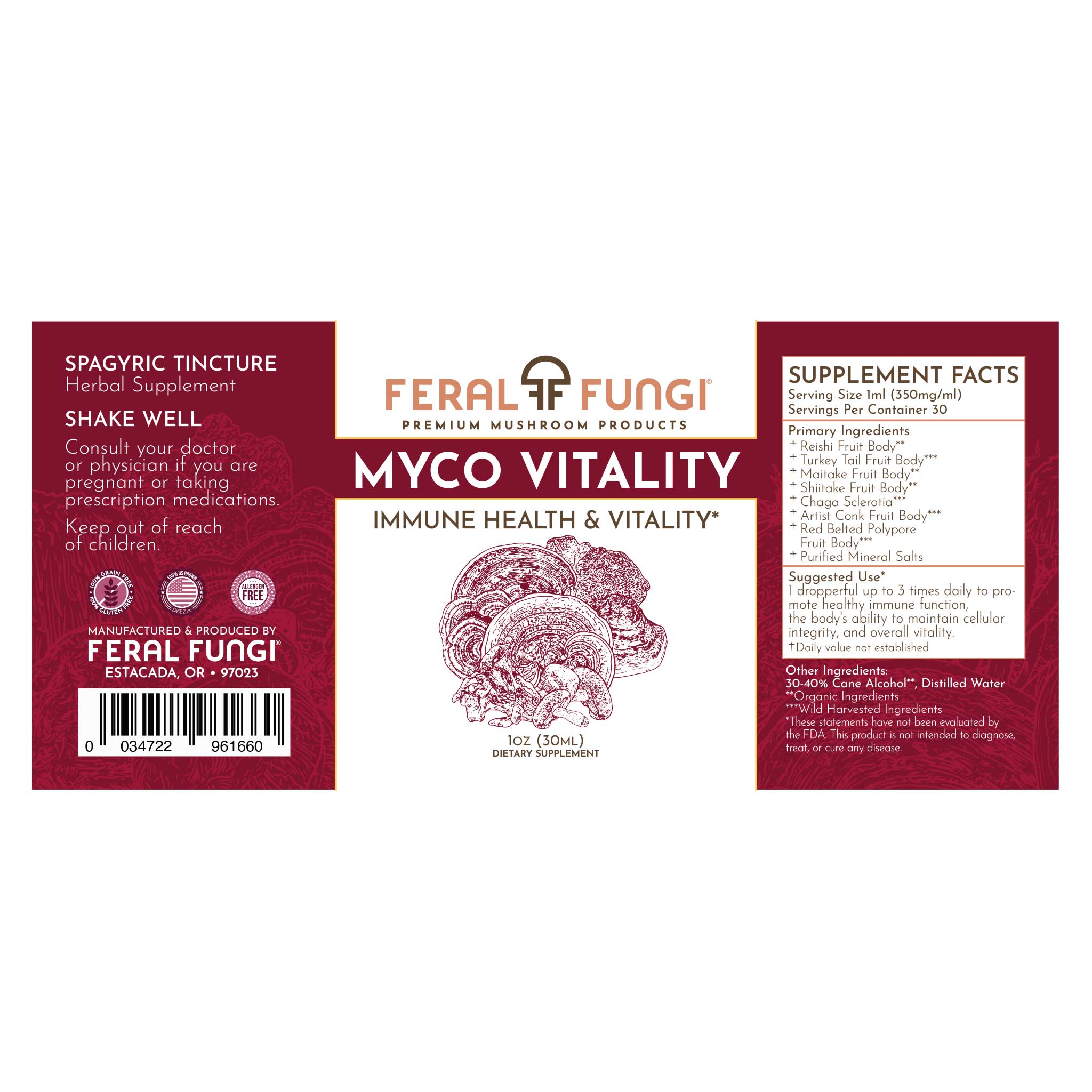 Myco-Vitality Spagyric Tincture