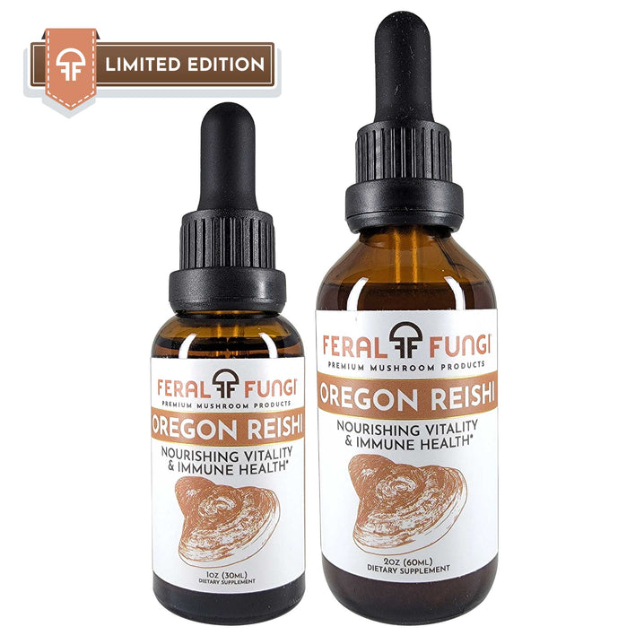 Oregon Reishi Extract (Ganoderma oregonense) - Spagyric Extract product details - Feral Fungi